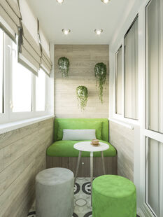 Фото № 3: Дизайн-проект четырехкомнатной квартиры 77.3  м² Стиль Эклектика для ЖК Московский