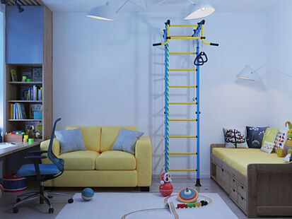 Фото № 3: Дизайн-проект четырехкомнатной квартиры 81.79  м² Современный стиль для ЖК Селигер Сити