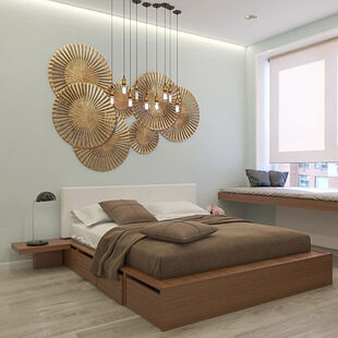 Фото № 2: Дизайн-проект четырехкомнатной квартиры 81.79  м² Современный стиль для ЖК Селигер Сити