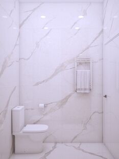 Фото № 2: Дизайн-проект квартиры-студии 35.87  м² Стиль Минимализм для ЖК Испанские Кварталы