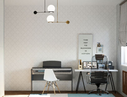 Фото № 4: Дизайн-проект двухкомнатной квартиры 55.8  м² Современный стиль для ЖК Оранж парк