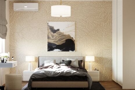 Фото № 5: Дизайн-проект двухкомнатной квартиры 55.8  м² Современный стиль для ЖК Оранж парк