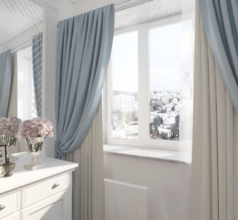 Фото № 4: Дизайн-проект двухкомнатной квартиры 41.5  м² Стиль Современная классика для ЖК Одинцово