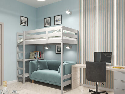 Фото № 1: Дизайн-проект трехкомнатной квартиры 92.26  м² стиль Модернизм для ЖК Сердце столицы