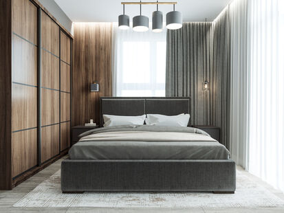 Фото № 5: Дизайн-проект трехкомнатной квартиры 73.3  м² Скандинавский стиль для ЖК Энтузиасты