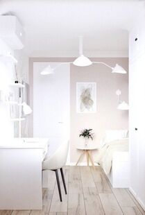 Фото № 2: Дизайн-проект двухкомнатной квартиры 40.02  м² Стиль Контемпорари для ЖК Московский