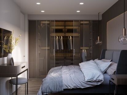 Фото № 1: Дизайн-проект двухкомнатной квартиры 56.02  м² Стиль Минимализм для ЖК Москвичка