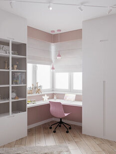 Фото № 5: Дизайн-проект четырехкомнатной квартиры 83.77  м² Современный стиль для ЖК в г. Екатеринбург