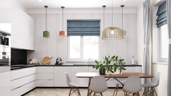 Фото № 4: Дизайн-проект дома/коттеджа 304.49  м² Скандинавский стиль для двухэтажного дома