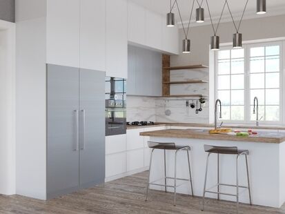 Фото № 3: Дизайн-проект дома/коттеджа 205.7  м² Стиль Эклектика для двухэтажного дома