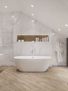 Фото № 4: Дизайн-проект дома/коттеджа 239.25  м² Современный стиль для двухэтажного дома