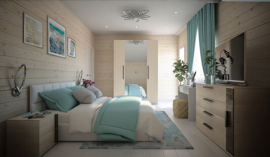 Фото № 4: Дизайн-проект дома/коттеджа 175.06  м² Стиль Прованс для двухэтажного дома