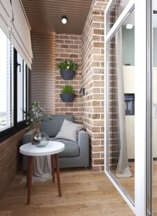 Фото № 3: Дизайн-проект трехкомнатной квартиры 66.6  м² Стиль Эклектика для ЖК Летний Сад