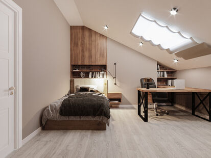 Фото № 1: Дизайн-проект квартиры-студии 73.8  м² Современный стиль для ЖК Полянка