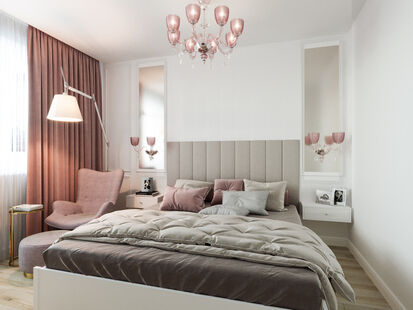 Фото № 1: Дизайн-проект трехкомнатной квартиры 70.59  м² Стиль Современная классика для ЖК Московский