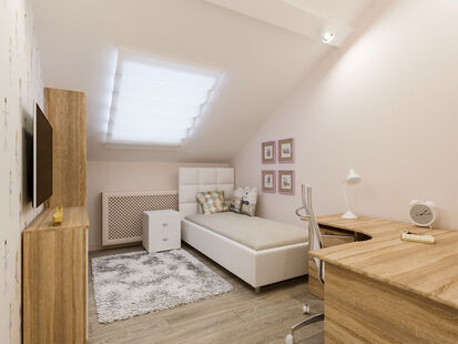 Фото № 6: Дизайн-проект квартиры-студии 73.8  м² Современный стиль для ЖК Полянка