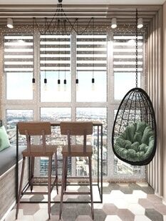 Фото № 4: Дизайн-проект трехкомнатной квартиры 91.8  м² Стиль Современный для ЖК Скандинавия