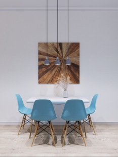 Фото № 4: Дизайн-проект однокомнатной квартиры 47.1  м² Современный стиль для ЖК Московский