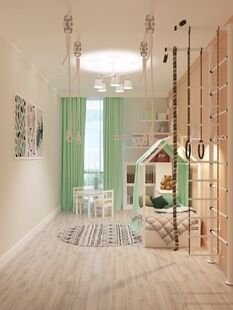 Фото № 5: Дизайн-проект трехкомнатной квартиры 72.8  м² Стиль Минимализм для ЖК Московский