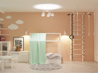 Фото № 6: Дизайн-проект трехкомнатной квартиры 72.8  м² Стиль Минимализм для ЖК Московский