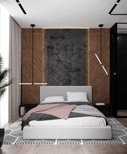 Фото № 6: Дизайн-проект четырехкомнатной квартиры 85.24  м² стиль Модернизм для ЖК Нева Тауэрс