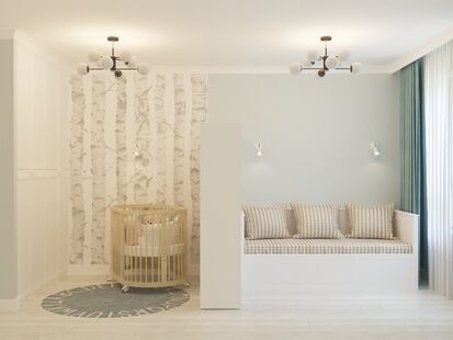 Фото № 4: Дизайн-проект четырехкомнатной квартиры 84.9  м² Стиль Модернизм для ЖК Саларьево Парк