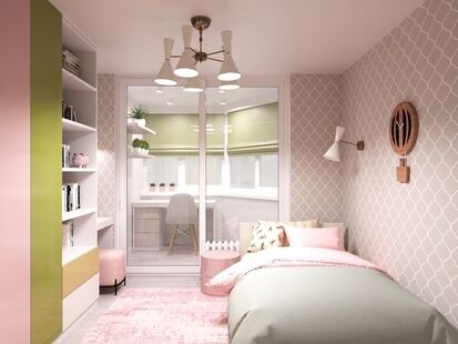 Фото № 1: Дизайн-проект трехкомнатной квартиры 83.0  м² Стиль Модернизм для УК Мастер ЖКХ