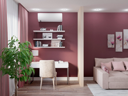 Фото № 1: Дизайн-проект трехкомнатной квартиры 84.02  м² Современный стиль для ЖК Лучи