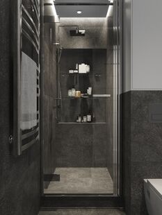 Фото № 2: Дизайн-проект двухкомнатной квартиры 55.86  м² Скандинавский стиль для ЖК Московский