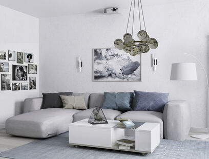 Фото № 1: Дизайн-проект трехкомнатной квартиры 78.9  м² Стиль Модернизм для ЖК Лучи