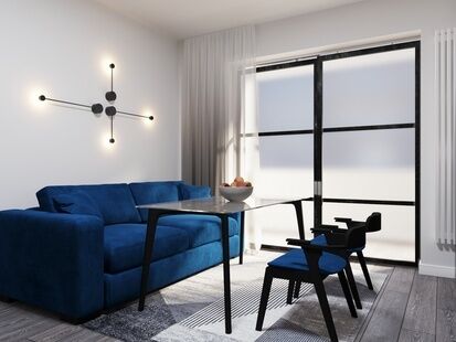 Фото № 5: Дизайн-проект двухкомнатной квартиры 91.15  м² Стиль Современный для ЖК в г. Санкт-Петербург