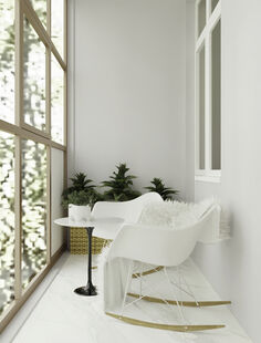 Фото № 2: Дизайн-проект двухкомнатной квартиры 44.31  м² Стиль Контемпорари для ЖК Рассказово