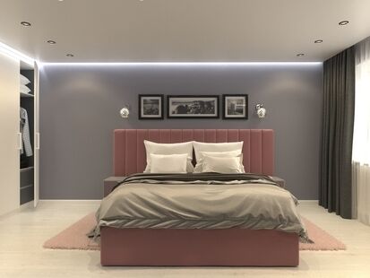 Фото № 6: Дизайн-проект трехкомнатной квартиры 64.0  м² стиль Модернизм для ЖК в г. Санкт-Петербург