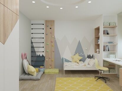 Фото № 4: Дизайн-проект четырехкомнатной квартиры 84.63  м² Стиль Эклектика для ЖК в г. Санкт-Петербург