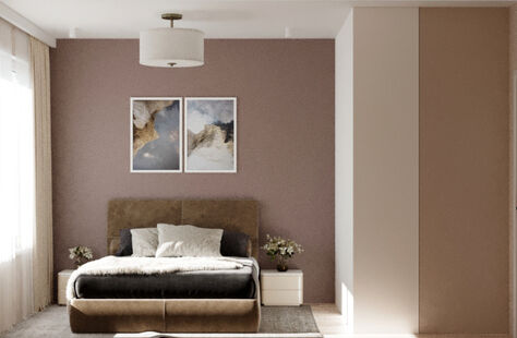 Фото № 2: Дизайн-проект двухкомнатной квартиры 57.5  м² стиль Минимализм для ЖК Левел Амурская