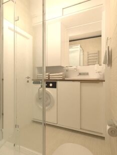 Фото № 3: Дизайн-проект однокомнатной квартиры 39.9  м² Стиль Контемпорари для квартиры в г. санкт-петербург