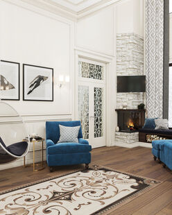 Фото № 5: Дизайн-проект дома/коттеджа 115.77  м² Стиль Эклектика для этажа частного дома