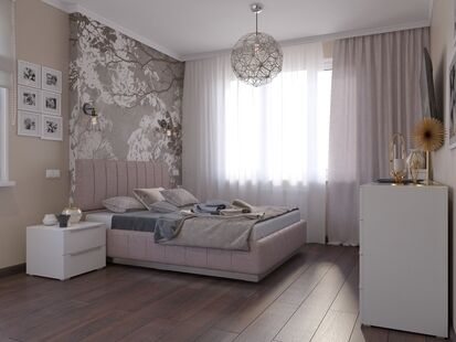 Фото № 1: Дизайн-проект двухкомнатной квартиры 87.69  м² Стиль Контемпорари для ЖК Московский