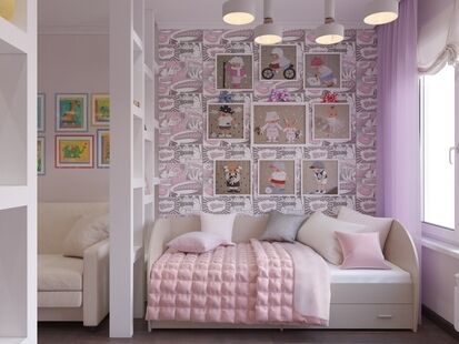 Фото № 2: Дизайн-проект двухкомнатной квартиры 87.69  м² Стиль Контемпорари для ЖК Московский