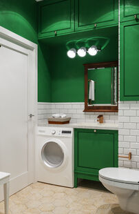 Фото № 6: Дизайн-проект четырехкомнатной квартиры 89.23  м² Стиль Модернизм для ЖК Новокуркино