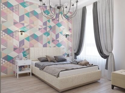 Фото № 1: Дизайн-проект трехкомнатной квартиры 66.8  м² Стиль Контемпорари для ЖК Московский