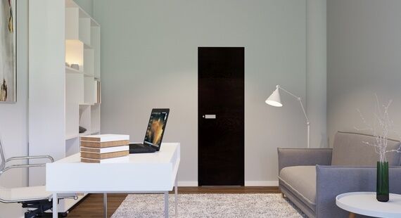 Кабинет: готовый дизайн проект в стиле "Современный". Площадь 17.84 м² - фото №2