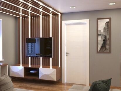 Фото № 5: Дизайн-проект однокомнатной квартиры 28.61  м² Стиль Лофт для ЖК Московский