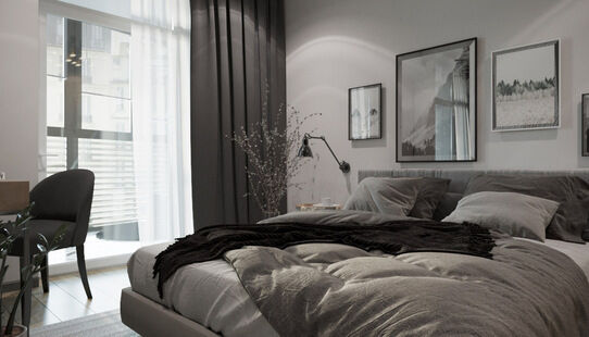 Фото № 1: Дизайн-проект двухкомнатной квартиры 49.24  м² Стиль Современный для ЖК Отрада