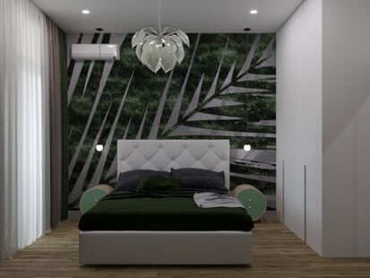 Фото № 3: Дизайн-проект четырехкомнатной квартиры 90.94  м² Стиль Современный для ЖК ЗИЛ АРТ