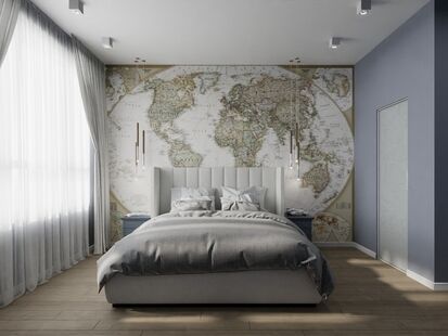 Фото № 1: Дизайн-проект четырехкомнатной квартиры 85.35  м² Скандинавский стиль для ЖК Скандинавия