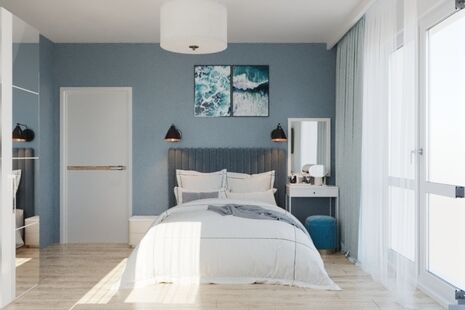 Фото № 2: Дизайн-проект трехкомнатной квартиры 79.8  м² Стиль Современный для ЖК Московский