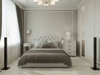 Фото № 1: Дизайн-проект квартиры-студии 26.35  м² Стиль Классика для ЖК Новая Звезда