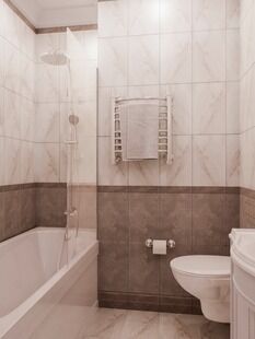 Фото № 4: Дизайн-проект квартиры-студии 26.35  м² Стиль Классика для ЖК Новая Звезда