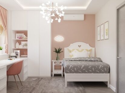 Фото № 4: Дизайн-проект двухкомнатной квартиры 63.18  м² Стиль Модернизм для ЖК Квартал Звездный